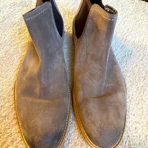FABIO DE LUCA MENS TAN/BROWN SUEDE BOOTS SZ 10.5